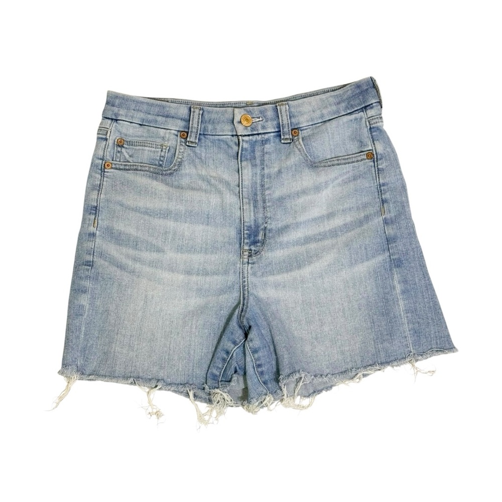 American Eagle Curvy Super Hi-Rise Shortie Jean shorts size 8